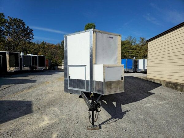 8.5' X 23' White Pizza Concession Trailer Vending - Image 2