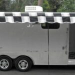 Enclosed Trailer 8.5'x24' White - Lawn Mower Car Bike Hauler Storage