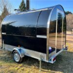 2025 Black Food Stand concession-Vending Business Trailer