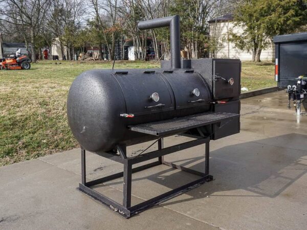 BBQ Smoker 250 Gallon Reverse Flow Patio BBQ Cooker - Image 2