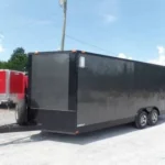 Enclosed Trailer 8.5' X 20' Charcoal Grey Storage