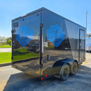 Two-Tone Motorcycle Trailer