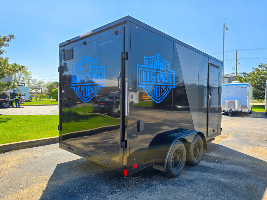 Two-Tone Motorcycle Trailer