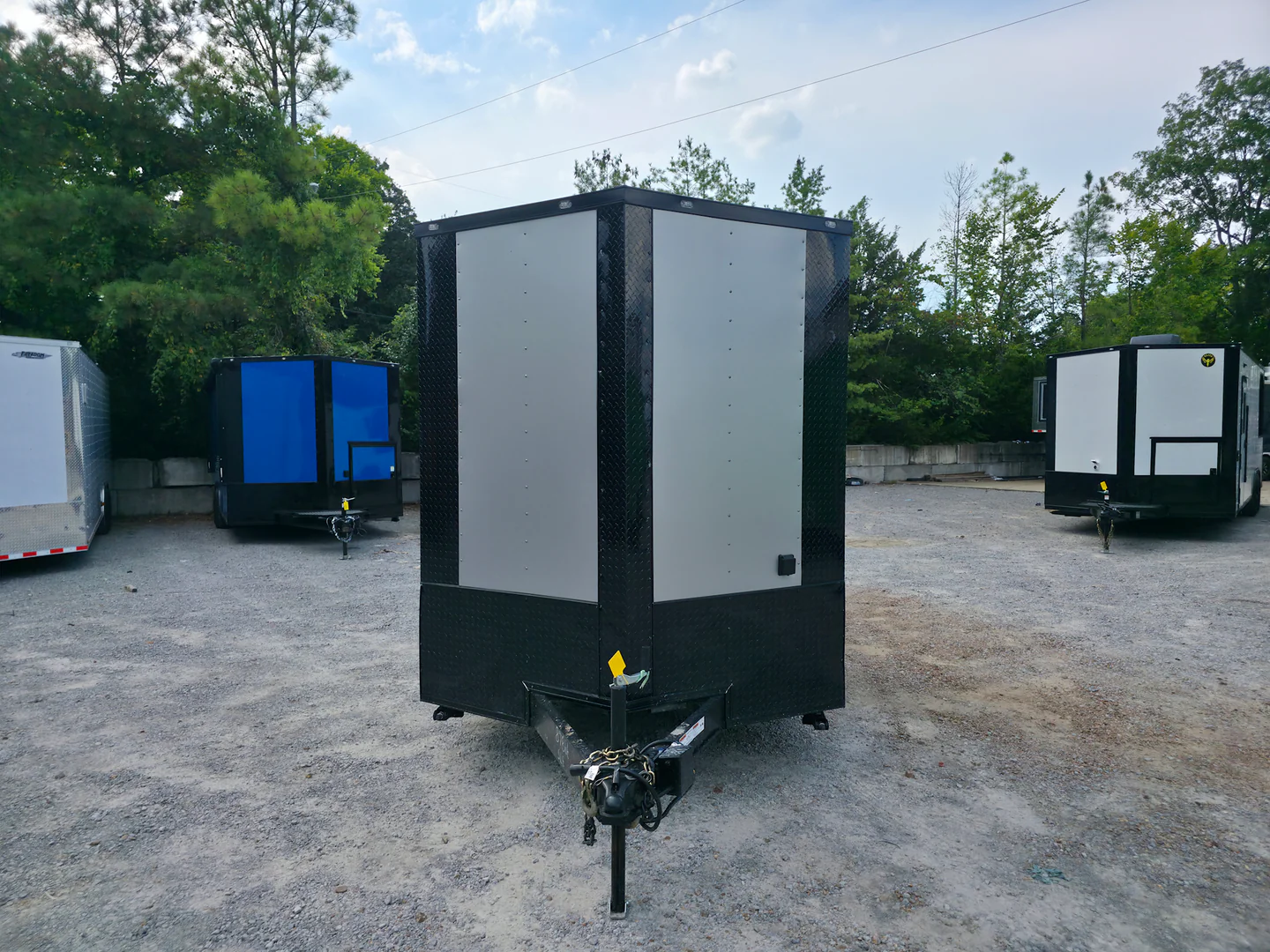 7' X 20' Silver With Blackout Custom Hybrid Trailer - Image 2