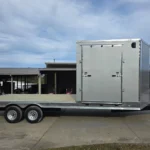 8.5x22 Hybrid Deckover Enclosed Trailer (2) 5200lb Axles