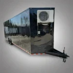 8.5' X 30' Custom Enclosed Trailer Black W/BO Electric & A/C