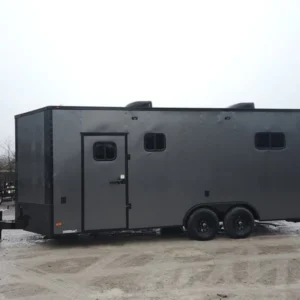 8.5' x 20' Charcoal Gray Custom Office Enclosed Trailer