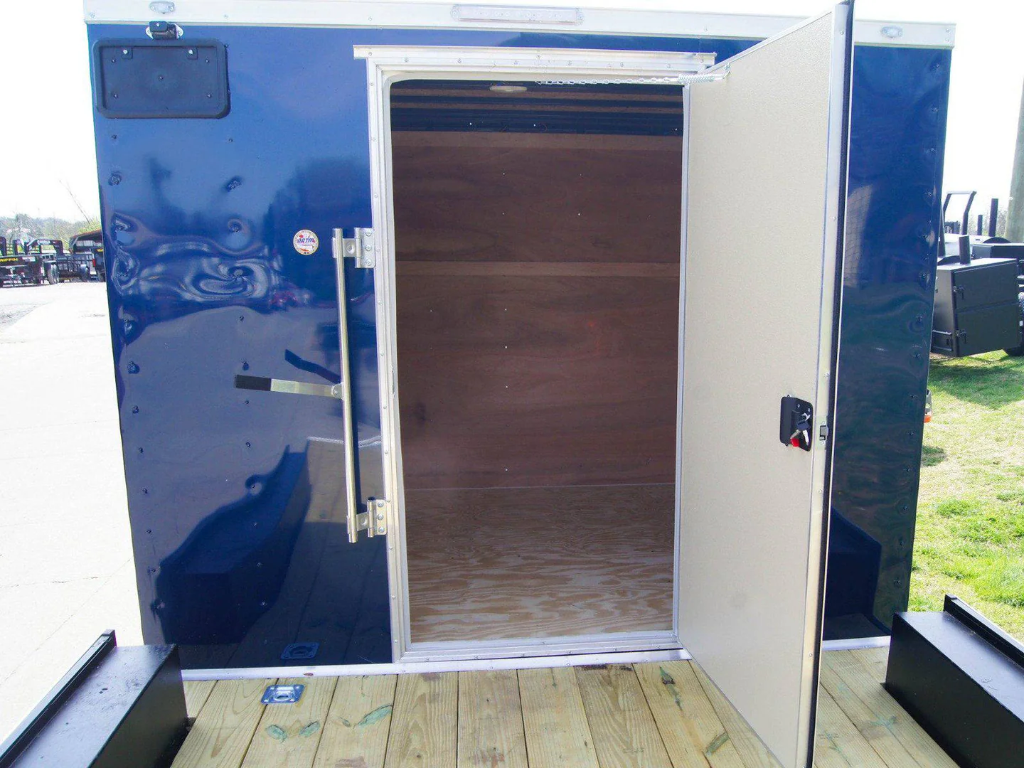 8.5x20 Hybrid Enclosed Trailer with Back Door (2) 5,200lb Axles Storage - Image 4